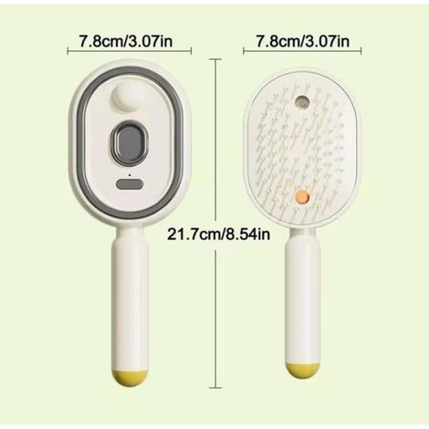 1 Brosse Cheveux Électrique 3 en 1, Spray Huile, Massage Cuir Chevelu, Dents Rétractables, Usage Domestique et Voyage (1/5)