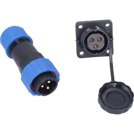 Wasserdichter Stecker, quadratischer Luftfahrt-Stromanschluss, Stoßklemmenadapter, AC 380V SP203-Pin