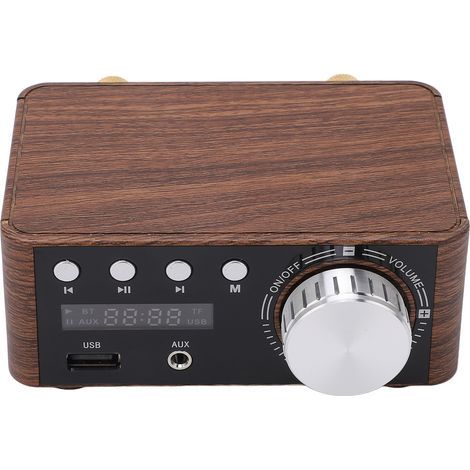 Mini-Digitalverstärker mit Speicherkartenleser, HiFi-Stereo, USB, Bluetooth 5.0, 2 x 50 W (1/5)