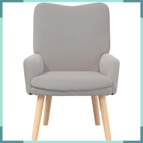 42001789 fauteuil Gris clair 63 x 67 x 94 cm (1/5)