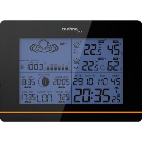 Techno Line WS 6750 Funk-Wetterstation Vorhersage für 12 bis 24 Stunden Anzahl Sensoren max. 3