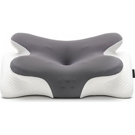 Oreiller cervical en mousse à mémoire de forme – un oreiller cervical orthopédique de conception ergonomique, adapté aux personnes dormant sur le côté et sur le dos. (1/3)