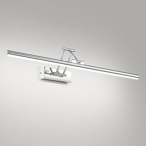 Led Miroir Lampe Salle de Bain 70cm,24W 1650 LM Lampes de salle de bains,Rotating Lampe Miroir Salle de Bain Ip44, Aluminium Applique Murale, Miroir Salle de Bain 5500K Blanc Froid (1/5)