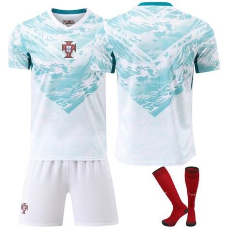 Maillot extérieur Portugal Coupe du Monde 2026, enfants et adultes, équipement football, tenue d'entraînement (3XL)