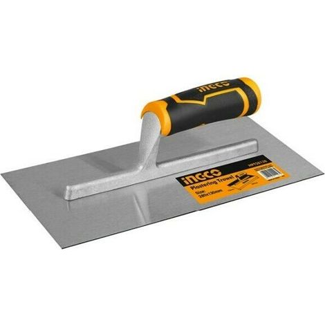 Frattone per intonaco e rasatura professionale INGCO in acciaio inox 280x130 mm (1/2)