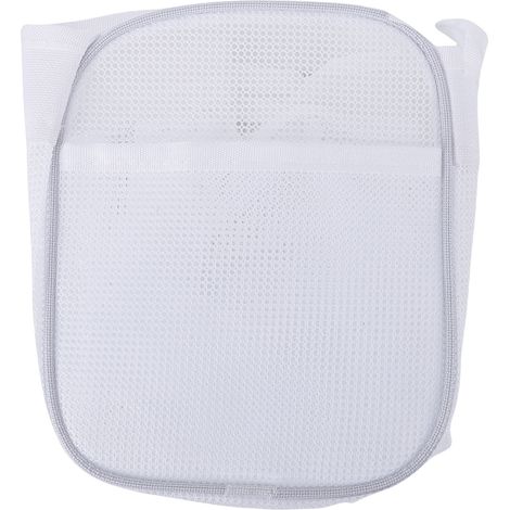 Organisateur de Jouets de Bain, Polyester, XL 63x16x20cm, Blanc, Séchage Rapide (1/5)