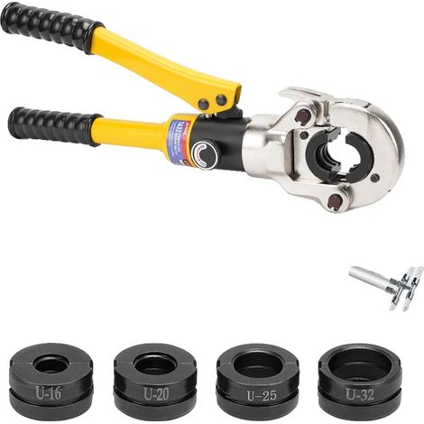 Outil de sertissage hydraulique, fonctionnement manuel, compatible avec l'acier inoxydable et le cuivre, U16 20 25 32mm (1/2)