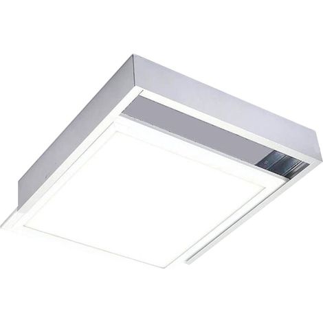 Jandei - Marco panel LED 600x600x60mm superficie blanco (1/4)