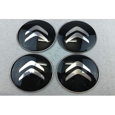 Modified Hub Sticker Hub Center Cover Sticker 65mm Hub Cover - Citroen (four Pack)