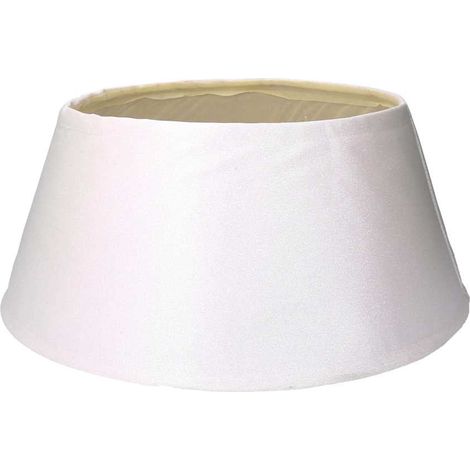 Copri base albero tessuto bianco brillante cm Ø56xh25 (1/3)