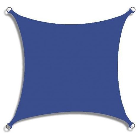 Voile d'Ombrage Polyester Oxford bleu royal, Indéchirable Protection UV 95 %, Imperméable ( Rectangulaire , 2x4m ) (1/5)