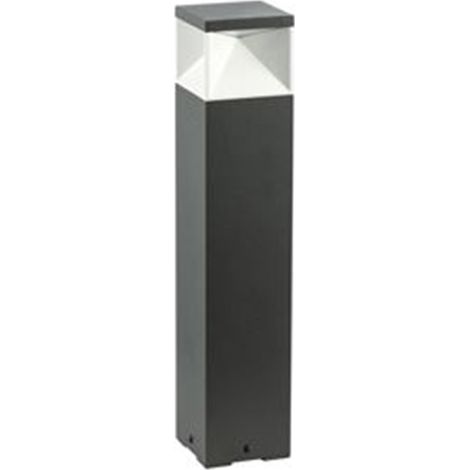 Paletto Basso Moderno Diamond Alluminio Grafite E Termoplastica 12W Led 3000K (1/2)