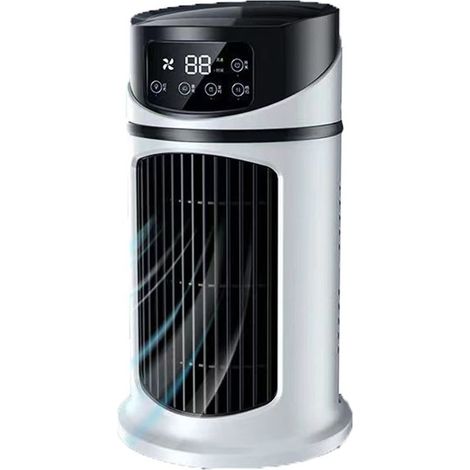 Mini climatiseur portable, ventilateur à refroidissement par eau, rafraîchisseur d'air pour bureau-AquaForge (1/5)