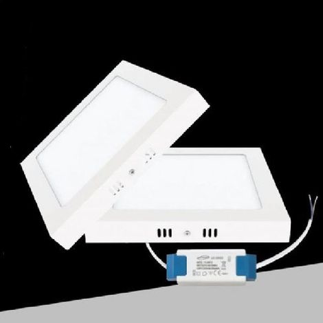 TRADE SHOP - Plafoniera Pannello Led 12 Watt Quadrato Cct Tre Colorazione Di Luce P170b-q3c - (1/5)
