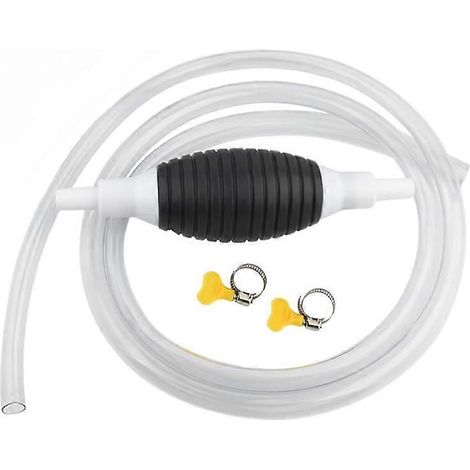 Pompe à siphon manuelle multifonctionnelle, extracteur de fluide/carburant/essence, grand diamètre, tuyau 3 m (1/5)