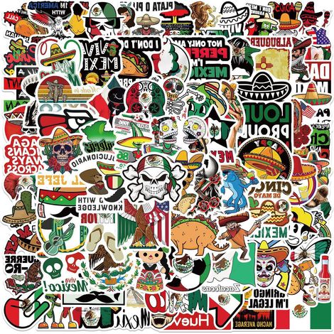 Lot de 100 autocollants vinyles graffiti pour ordinateur portable, voiture, skateboard, moto, vélo, bagages, pare-chocs - décalcomanies bombes stylées (16) (1/5)