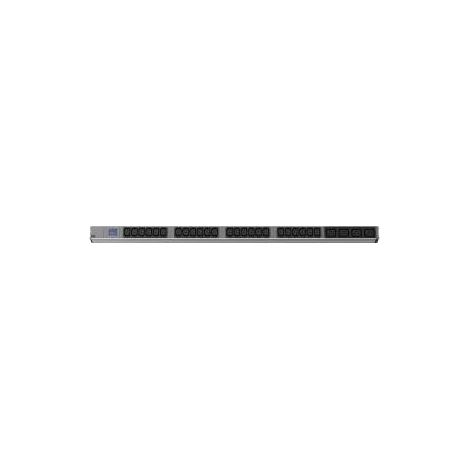Bachmann PDU 400V nera e grigia con 30 prese C13 e C19