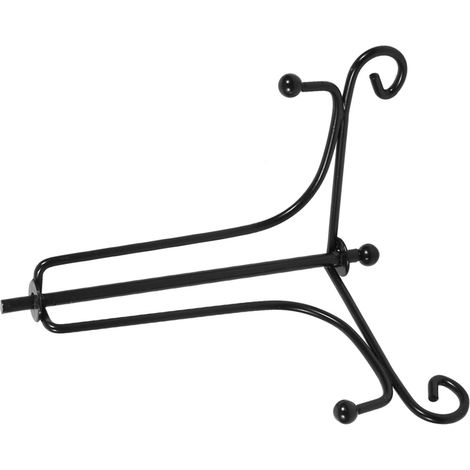 Staffelei-Eisenständer für Bilderrahmen, Plaketten, Pokale, Bücher – 10,1 cm (4 Zoll), schwarz – 1 Stück (1/5)