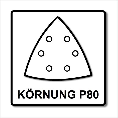 Festool Delta P80 GR NET/50 203320 Schleifnetz für Deltaschleifer Körnung (num) 80 50 St. (1/5)