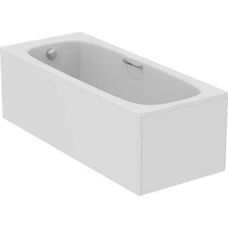 Ideal Standard I.Life Single Ended Idealform Rectangular Bath with Handgrips 1700mm x 700mm 0 Tap Hole (inc Leg Set) (1/5)