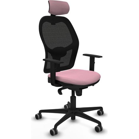Sedia Ufficio con Poggiatesta Jorquera Piqueras y Crespo 1D036G2 Rosa (1/5)