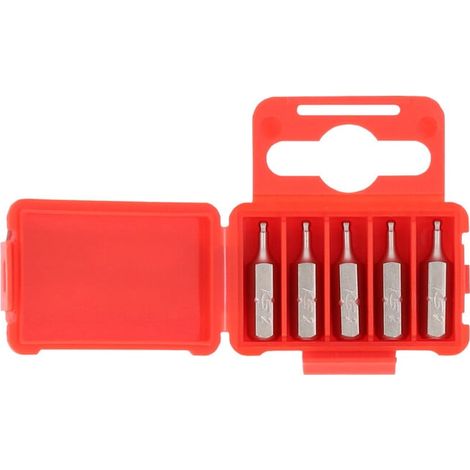 KS Tools 1/4" bit hexagonale, 25mm, tête sphérique, 2mm, paquet de 5 5 pièces (1/4)