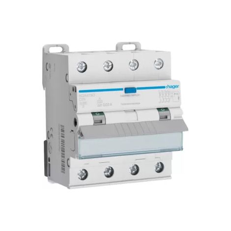 Hager Fehlerstromschutzschalter 25A 30mA Blau 4 Pole (1/2)