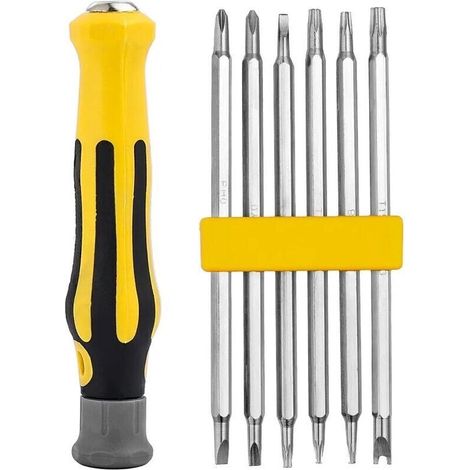 Unzerbrechlicher magnetischer Sicherheitsschraubendreher, Sechskantbit, Flachkopf, Handwerkzeug (1/4)