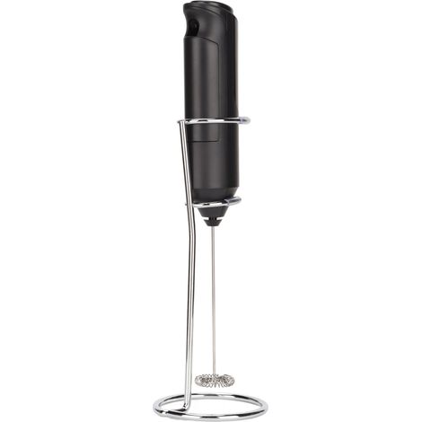 Mousseur à Lait Électrique en Acier Inoxydable avec Support pour Café (1/5)