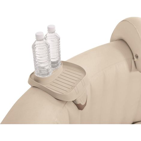 Intex – Porte gobelet en PVC pour spa – Contient 2 gobelets – Dimensions L. 26 x l. 22 x H. 18 cm – Accessoire pratique pour détente (1/2)