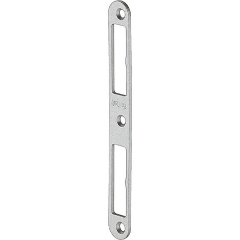 Gâche en acier inoxydable  1 pièce  Plaque de verrouillage d'entrée  Plaque de gâche plate DIN gauche + droite  Rénovation pour les côtés en bois  Butée de porte en métal  Porte (1/5)