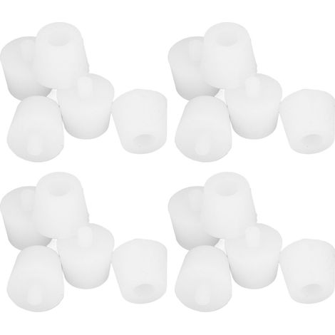 Kit de 20 bouchons coniques en silicone avec revêtement en poudre haute température pour étanchéité et protection d'abris