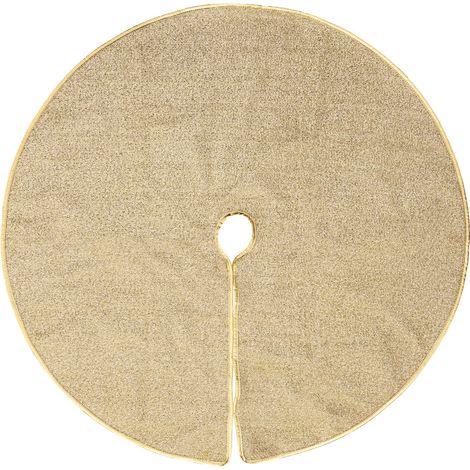 Déco de Noël Tapis pour pied de Sapin Doré et Pailleté D 90 cm - Feeric Christmas (1/2)