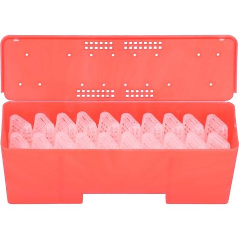 Receveur de transport reine des abeilles, 20 pièces, Cage en plastique, conteneur, équipement pour l'apiculture (1/5)