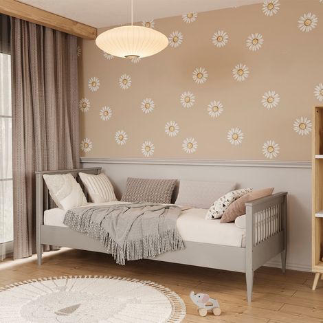 Cama 90x200 con somier Emilia Gris (1/4)