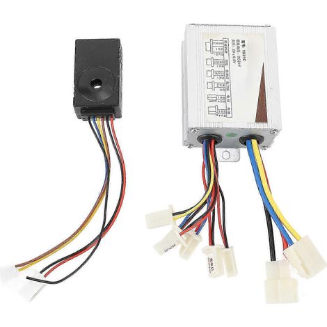 Kit de commande d'alarme pour vélo électrique, contrôleur de moteur 24V 500W, avec télécommande sans fil, alarme antivol et 2 clés. (1/5)