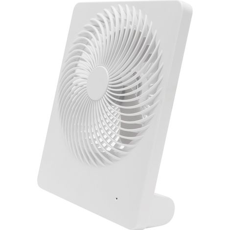 Ventilateur de bureau portable silencieux, rechargeable par USB, petit ventilateur blanc pour la maison, le bureau ou la résidence étudiante