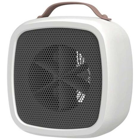 Pair - Petit radiateur de Bureau - Petits Chauffe-Soleil Portables - Brancher Chauffage à Anti-brûlure(Blanc) (1/5)