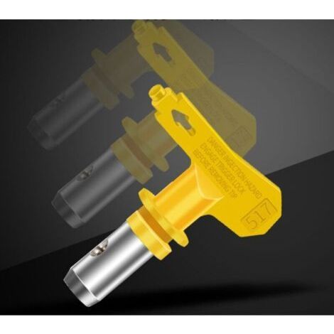 Buse Airless Buse Pistolet Airless Haute Pression et Résistance Thermique Lot de 6 Joints Buses Airless Compatible avec Pistolets à Peinture Graco Titan Wagner etc (Tapez 515,517,519,521,523,525),TRIM (1/3)