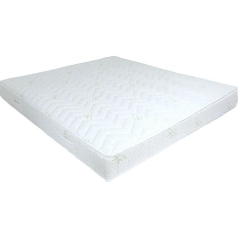 Latexmatratze Aloe Vera 160x200 Höhe 18 cm H2– 7 Zonen, 3-Schicht-Kern, Bezug mit Aloe Vera