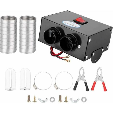 Car Heater, 500W Fully Automatic Car Heater, Quiet, Low Consumption, Portable, Clean Air Heater, Defroster, Defroster (24V) (1/5)