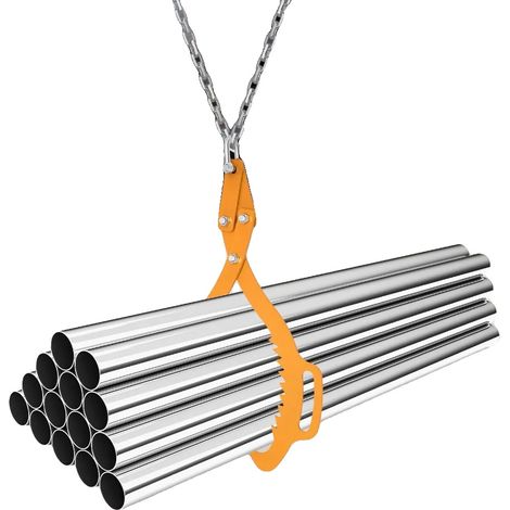 Pince à levage de journal, 25 pouces de long, Capacité de charge 2204,6 lbs, Ouverture de mâchoire 0-25 pouces, Poignée ergonomique, Matériau en acier au carbone (1/5)