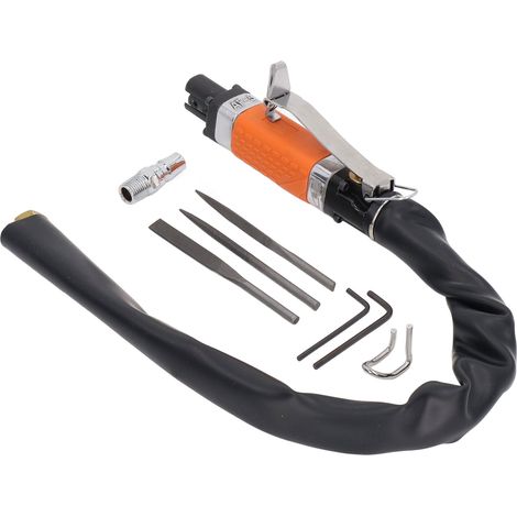 Scie pneumatique oscillante 6300spm silencieuse, faible vibration, lime à réciprocité ergonomique, outil de ponçage à air comprimé pour carrosserie (1/5)