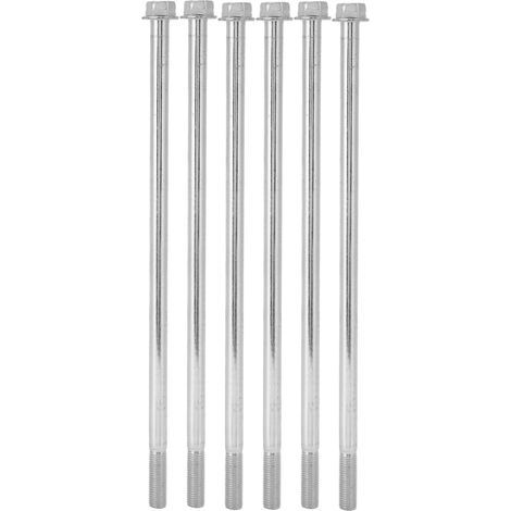 6 pièces bride boulon M10x260 démarreur centre bride boulon essence générateur pièces de rechange. (1/5)