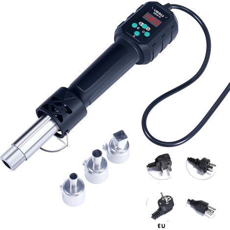 Pistola de aire caliente, control de temperatura ajustable, pantalla digital, juego 1, 220 V UE-a (1/2)
