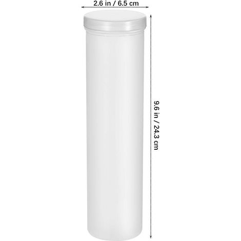Lot de 2 boîtes à biscuits cylindriques transparentes, contenants ronds pour crackers, rangement hermétique pour biscuits, bocaux de conservation avec couvercle, pour la cuisine ou le garde-manger. (1/4)