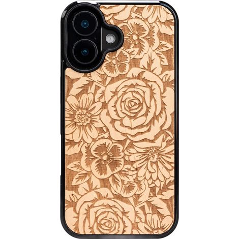 Bewood Holzhülle für iPhone 16 ROSES ANIEGRE (1/5)