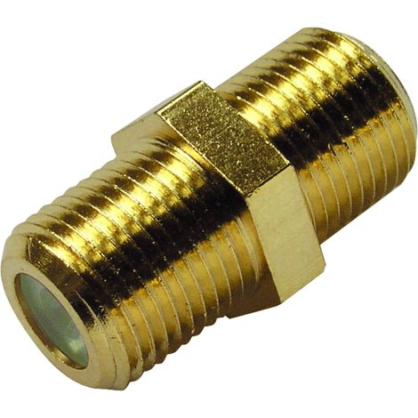 Schwaiger F Kabelverbinder GOKVB8323 537 vergoldet F Buchse auf F Buchse F-Stecker (1/2)