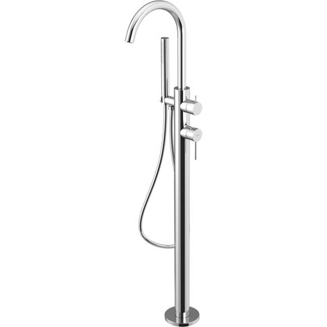 Mitigeur de baignoire sur pied ULTRASAN (raccordement au sol), chromé