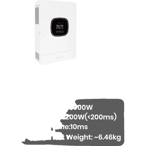 Inverter solare, ingresso 4000W, uscita a onda sinusoidale pura, 24V 230V 4000W (1/2)